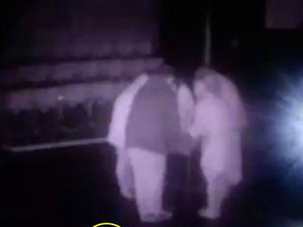 Terrifying moment script flies across haunted stage in theatre where 25 people died Terrifying moment script flies across haunted stage in theatre where 25 people died