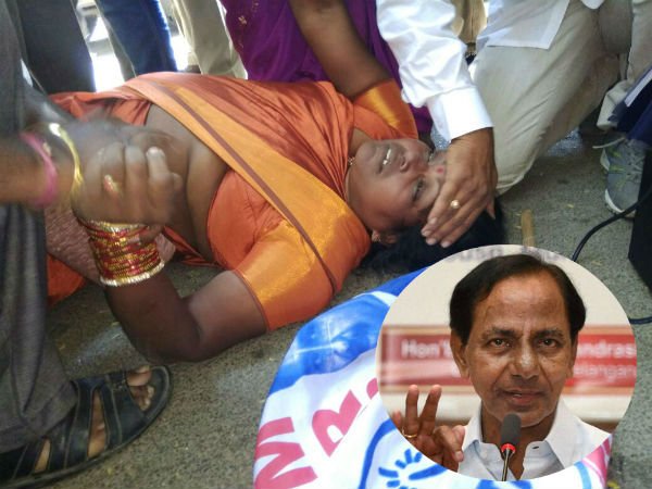 KCR announced Rs. 25 lakhs for MRPS Bharati family KCR announced Rs. 25 lakhs for MRPS Bharati family