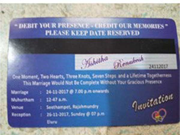 What an Idea! Wedding Invitation.. in a Different mode.. What an Idea! Wedding Invitation.. in a Different mode..