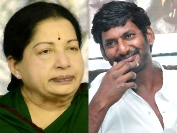 జయలలిత రెండు సార్లు, విశాల్ ఇలా...