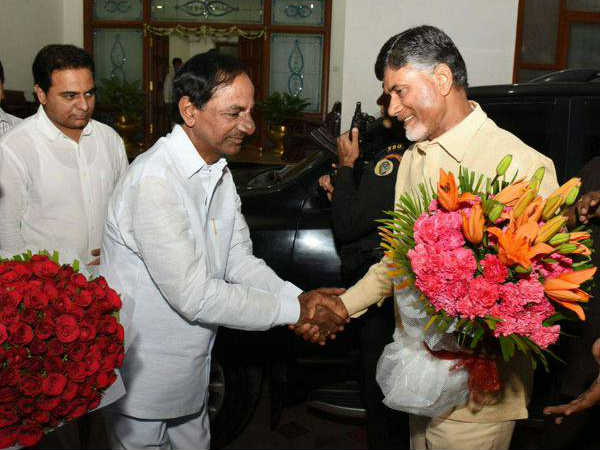 చంద్రబాబుతో కెసీఆర్ ముచ్చట