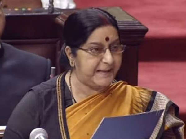 కంటతడి పెట్టిన సుష్మా స్వరాజ్...