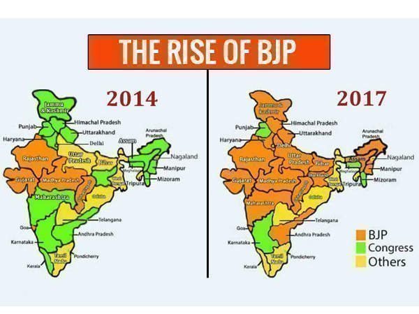 With Gujarat and Himachal in Its Bag, BJP Now Controls 19 of the 29 Indian States With Gujarat and Himachal in Its Bag, BJP Now Controls 19 of the 29 Indian States