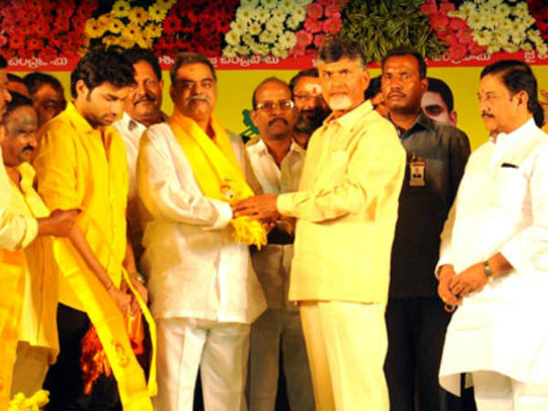 కొడుకు భవిష్యత్తు కోసమే...టిడిపిలోకి...