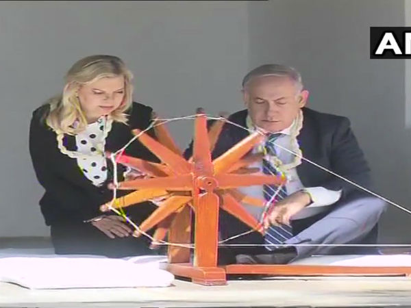 PM, Netanyahu wrap up visit to Sabarmati Ashram, head to inaugurate 'iCreate' in Ahmedabad PM, Netanyahu wrap up visit to Sabarmati Ashram, head to inaugurate 'iCreate' in Ahmedabad