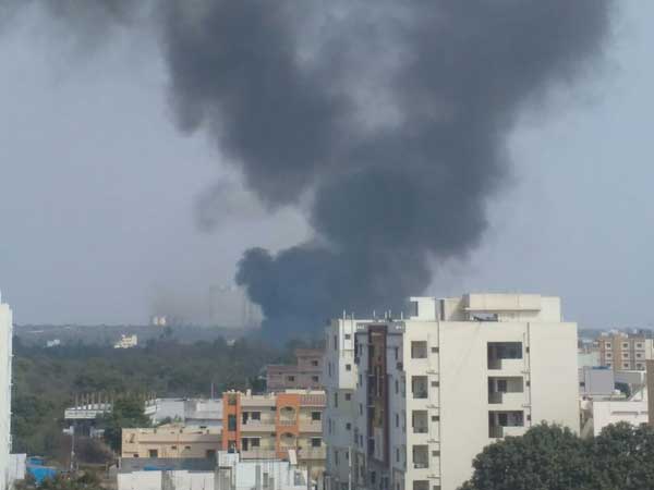 Major fire accident in medchal district Major fire accident in medchal district