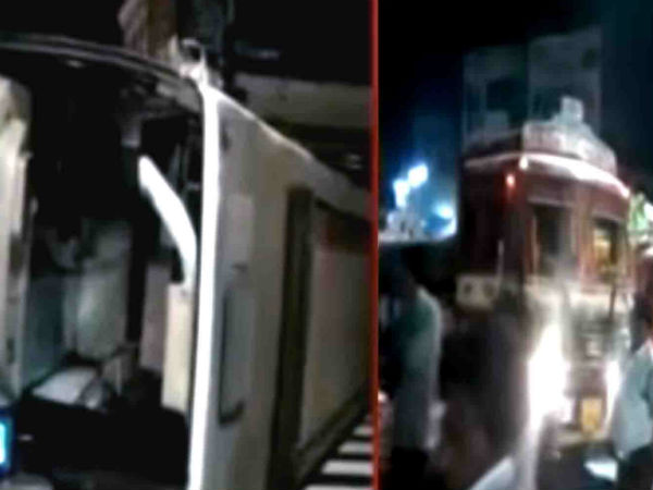 40 injured in bus accident in Visakha 40 injured in bus accident in Visakha