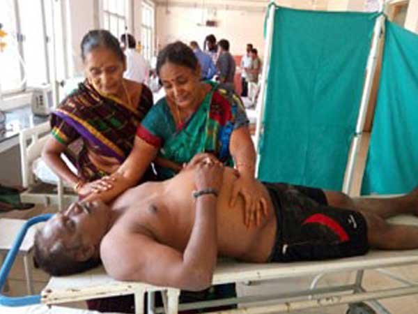 5 men drown at Suryalanka beach 5 men drown at Suryalanka beach