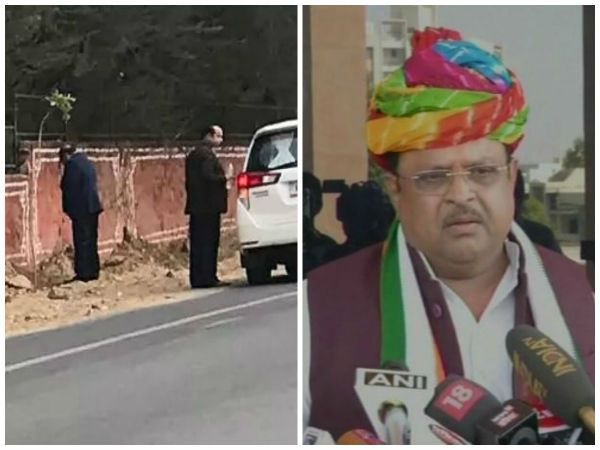 Picture of Rajasthan Minister Urinating on Jaipur Walls Goes Viral Picture of Rajasthan Minister Urinating on Jaipur Walls Goes Viral