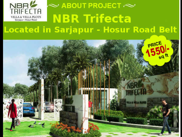Plots starting from Rs1550/- per Sqft. NBR Trifecta located in Sarjapur - Hosur road Belt Plots starting from Rs1550/- per Sqft. NBR Trifecta located in Sarjapur - Hosur road Belt