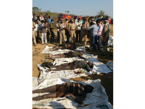 seven dead bodies at Vontimitta lake in Kadapa district seven dead bodies at Vontimitta lake in Kadapa district