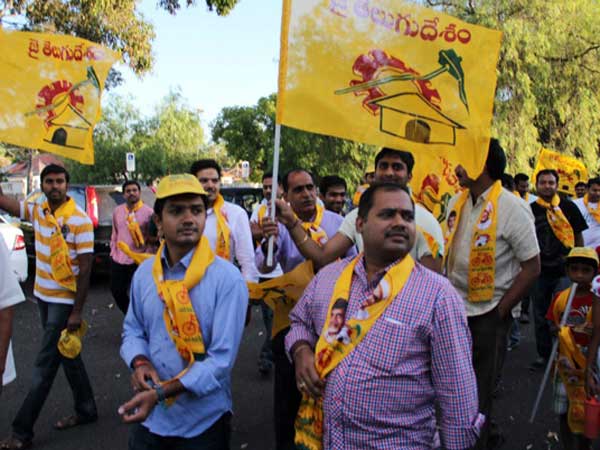 TDP supporters pays fine for not wearing yellow shirt TDP supporters pays fine for not wearing yellow shirt