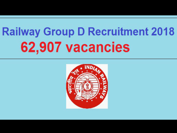 RRB recruitment 2018 apply for 62907 Group D Posts. RRB recruitment 2018 apply for 62907 Group D Posts.