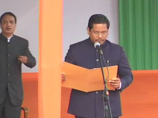 Conrad Sangma Takes Oath As Meghalaya Chief Minister Conrad Sangma Takes Oath As Meghalaya Chief Minister