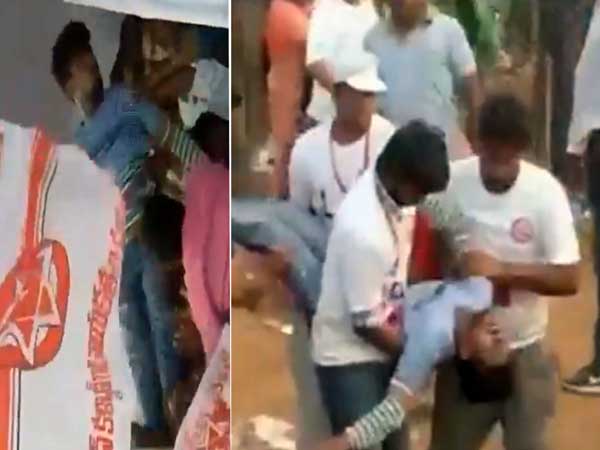 Stampede at Jana Sena Formation Day Maha Sabha Stampede at Jana Sena Formation Day Maha Sabha