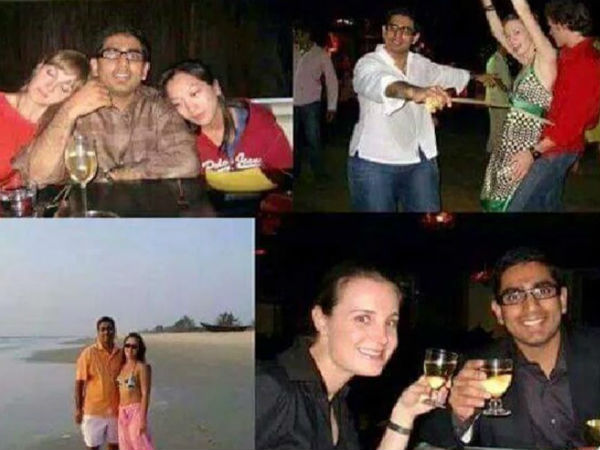 అమ్మాయిల నడుములు కొలుస్తున్నాడు..: