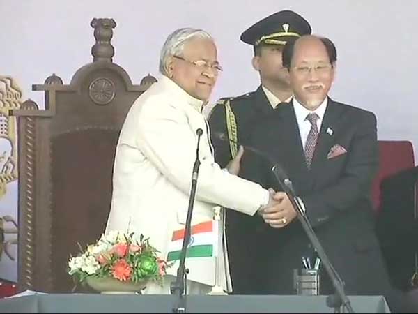 Neiphiu Rio sworn in as Nagaland chief minister Neiphiu Rio sworn in as Nagaland chief minister