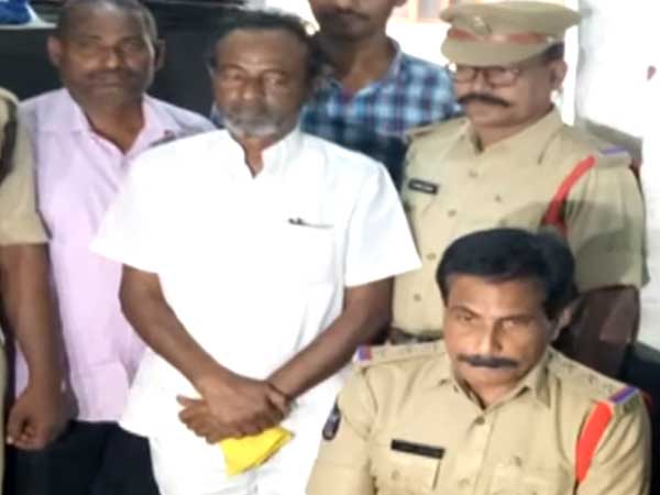 Police Arrest Buridi Baba Sudhakar in Nellore Police Arrest Buridi Baba Sudhakar in Nellore