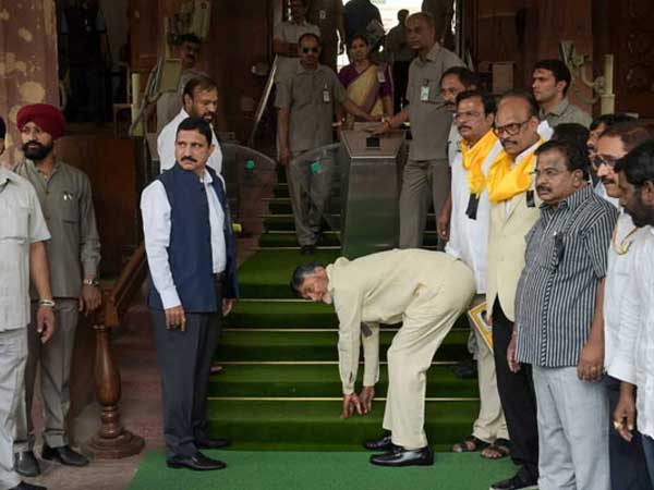 ఫోటో షూట్ కోసమే పార్లమెంటుకు మొక్కారు