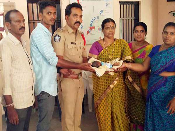 Young mother leaves day-old boy for patient Young mother leaves day-old boy for patient