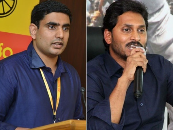 YS Jagan takes on CM Chandrababu, Lokesh counter to YSRCP YS Jagan takes on CM Chandrababu, Lokesh counter to YSRCP