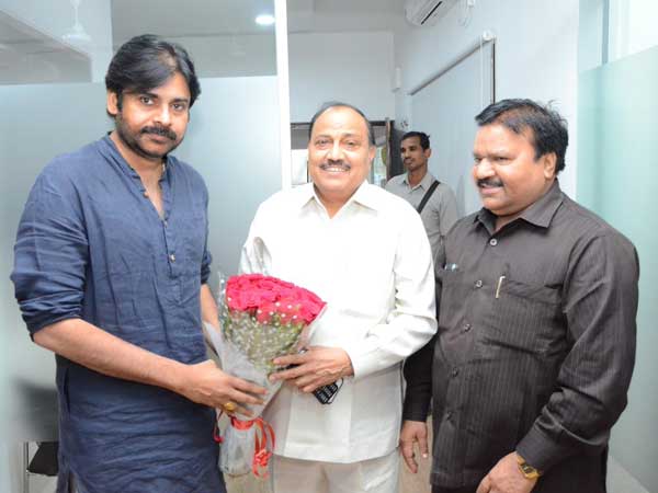 BSP leaders meet Pawan Kalyan BSP leaders meet Pawan Kalyan