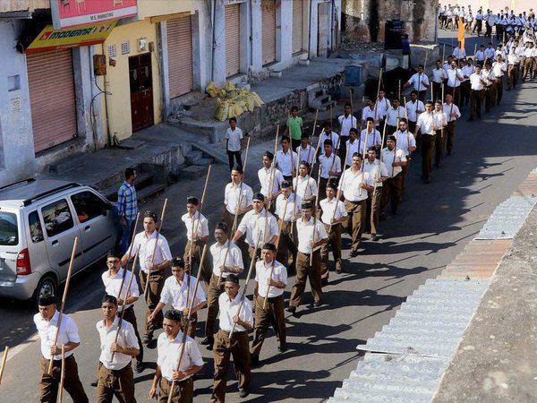 To conquer Karnataka, 50,000 swayamsevaks take to the ground To conquer Karnataka, 50,000 swayamsevaks take to the ground