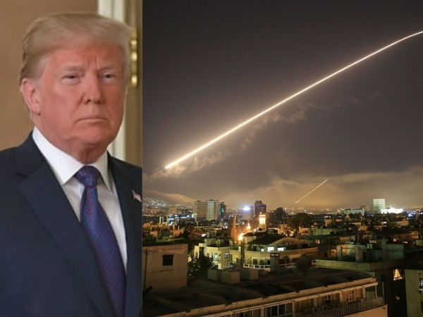 US, Allies Launch Strikes On Syria; Donald Trump Warns Russia, Iran US, Allies Launch Strikes On Syria; Donald Trump Warns Russia, Iran