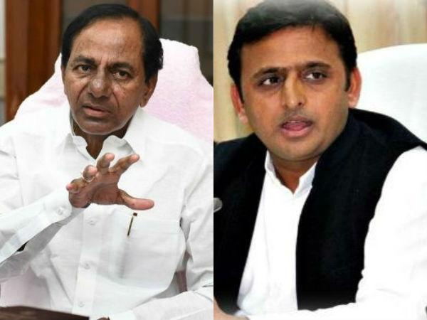 Akhilesh Yadav to meet K Chandrashekhar Rao in Hyderabad Akhilesh Yadav to meet K Chandrashekhar Rao in Hyderabad