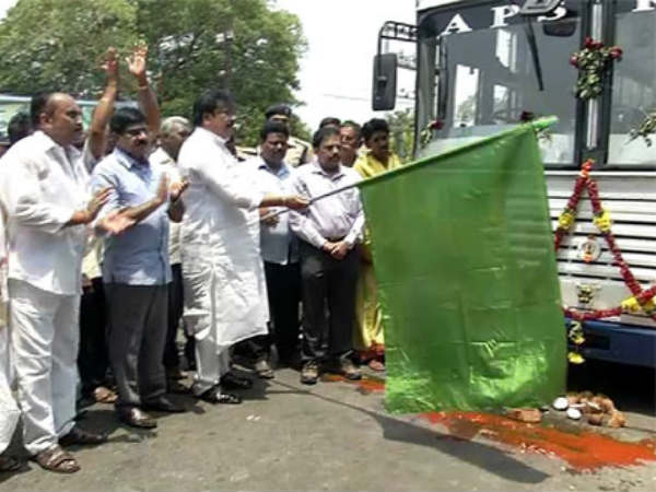 Bus facility to NTR home village Nimmakuru in one day with CM order Bus facility to NTR home village Nimmakuru in one day with CM order