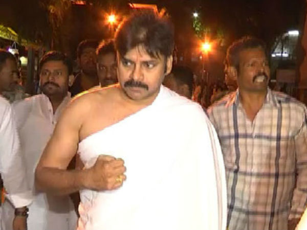Pawan kalyan at tirupati walk in steps Pawan kalyan at tirupati walk in steps
