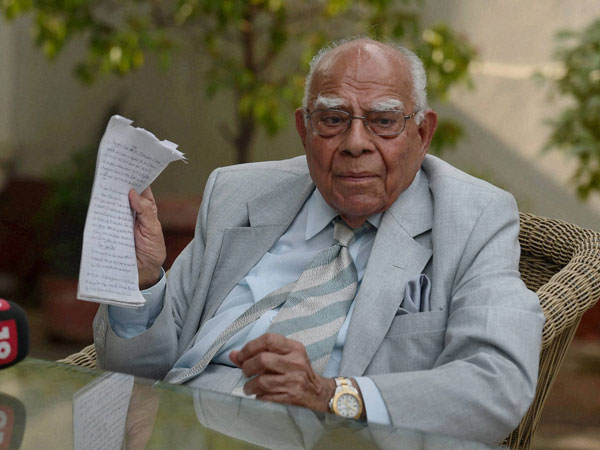 Ram Jethmalani moves SC against Governor’s decision to invite BJP to form govt Ram Jethmalani moves SC against Governor’s decision to invite BJP to form govt