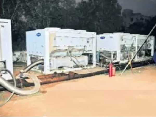 ఎసిల పనికి...జనరేటర్ల తోడ్పాటు