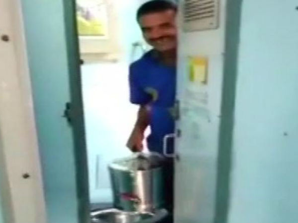 Video shows water from train toilet mixed in tea, coffee cans, vendor fined Video shows water from train toilet mixed in tea, coffee cans, vendor fined