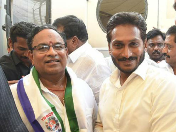 Former MLA Shambangi China Appala Naidu Joins YSRCP Former MLA Shambangi China Appala Naidu Joins YSRCP