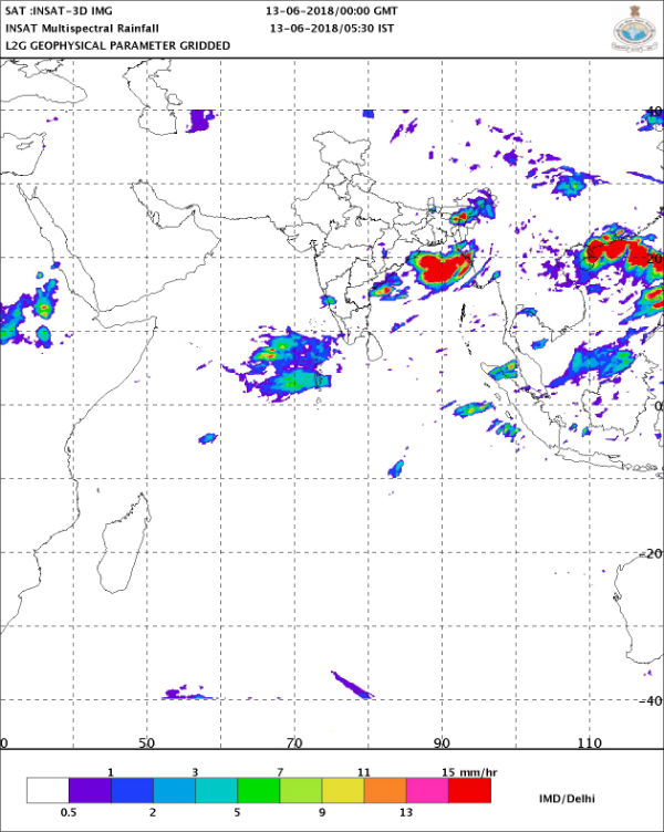 Monsoon update: Heavy rain likely in Nagaland, Manipur, Mizoram and Tripura Monsoon update: Heavy rain likely in Nagaland, Manipur, Mizoram and Tripura
