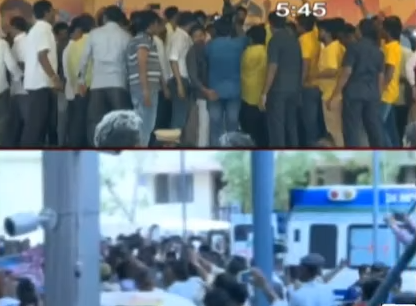 Btech Ravi indefinite hunger strike broke by police Btech Ravi indefinite hunger strike broke by police