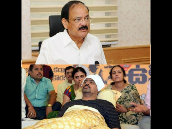 venkaiah naidu enquiries on cm rameshs health venkaiah naidu enquiries on cm rameshs health