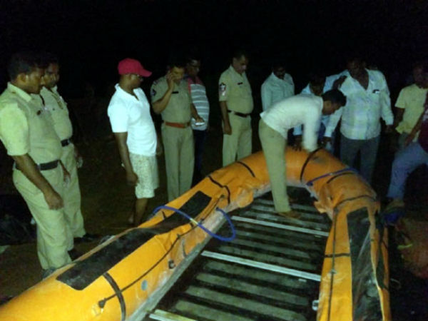 Srikakulam Flood: 53 Labourers Trapped Srikakulam Flood: 53 Labourers Trapped