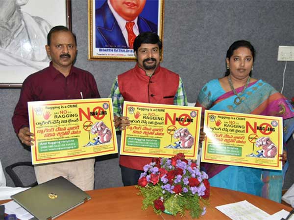 Poster released on Anti ragging Poster released on Anti ragging