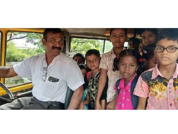 Teacher turns driver for the school Teacher turns driver for the school