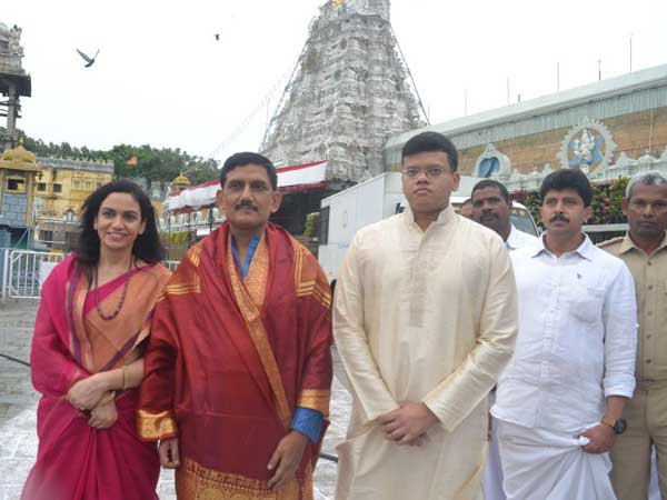 AP New DGP RP Thakur visits Tirumala Lord Venkateswara AP New DGP RP Thakur visits Tirumala Lord Venkateswara