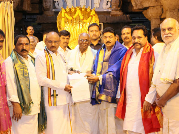Ravi and Srinivas from USA donated Rs.13.5crores to TTD Ravi and Srinivas from USA donated Rs.13.5crores to TTD