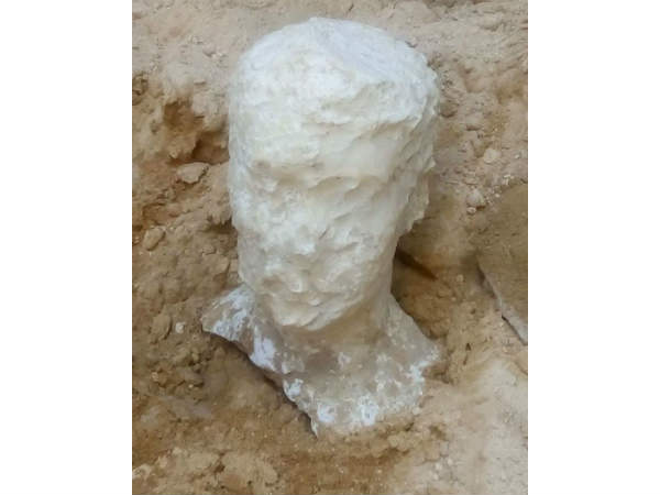 2000years back Granite coffin box unearthed in building construction 2000years back Granite coffin box unearthed in building construction