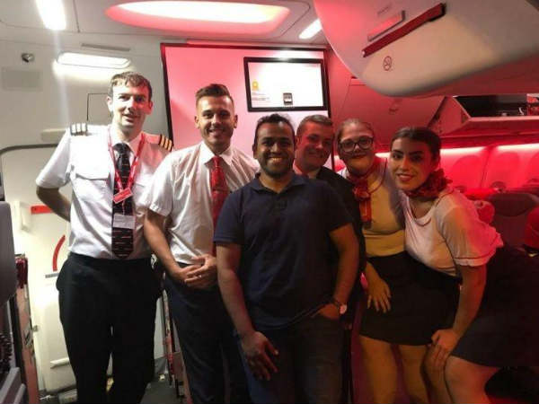 Lucky man:This is the only passenger who travelled in boeing 168 seater Lucky man:This is the only passenger who travelled in boeing 168 seater