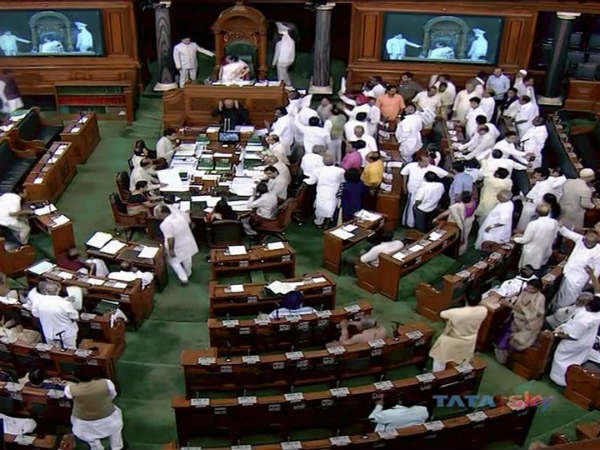 Question Hour begins amid ruckus in Lok Sabha Question Hour begins amid ruckus in Lok Sabha
