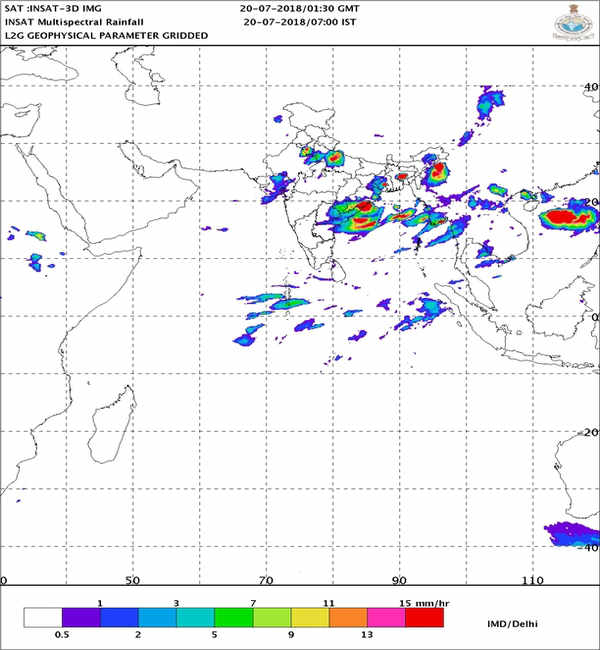 Monsoon updates: Extremely heavy rains at isolated places very likely over Odisha, East Rajasthan Monsoon updates: Extremely heavy rains at isolated places very likely over Odisha, East Rajasthan