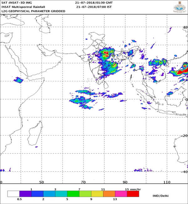 Monsoon update: Extremely heavy rains at isolated places very likely over Odisha Monsoon update: Extremely heavy rains at isolated places very likely over Odisha