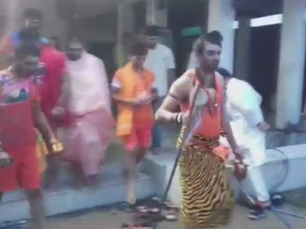 Watch Tej Pratap Yadav in Lord Shiva getup Watch Tej Pratap Yadav in Lord Shiva getup