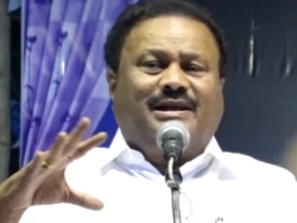 Dindigul Sreenivasan at it again, calls Narasimha Rao Prime Minister Dindigul Sreenivasan at it again, calls Narasimha Rao Prime Minister